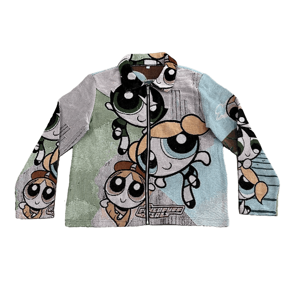 RDMCLOTHINGART tapestry hoodie POWERPUFF GIRLS TAPESTRY JACKET