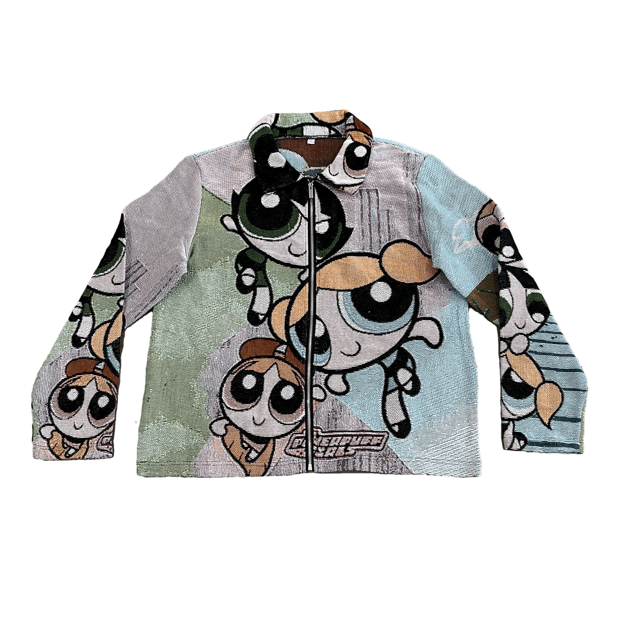 RDMCLOTHINGART tapestry hoodie POWERPUFF GIRLS TAPESTRY JACKET