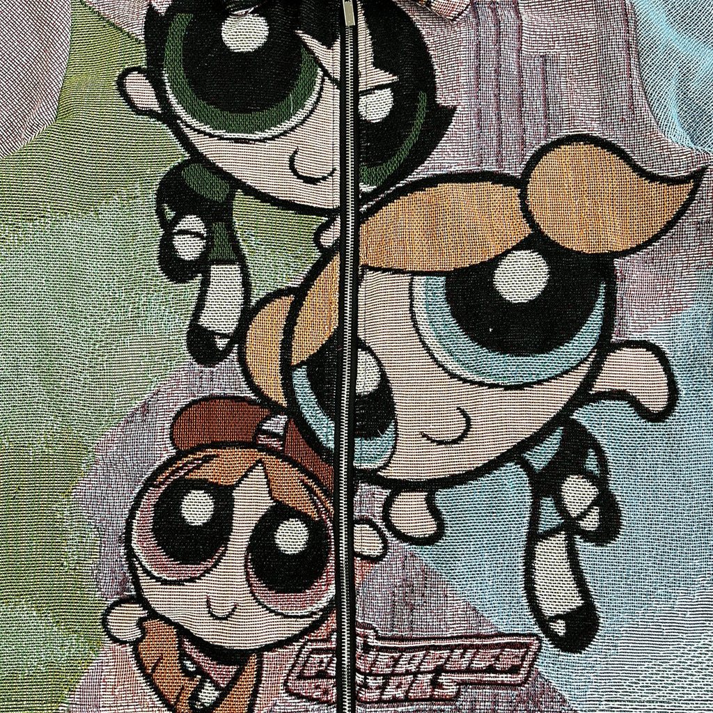 RDMCLOTHINGART tapestry hoodie POWERPUFF GIRLS  TAPESTRY TEE