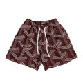 RED GY TAPESTRY SHORTS - RDMCLOTHINGART
