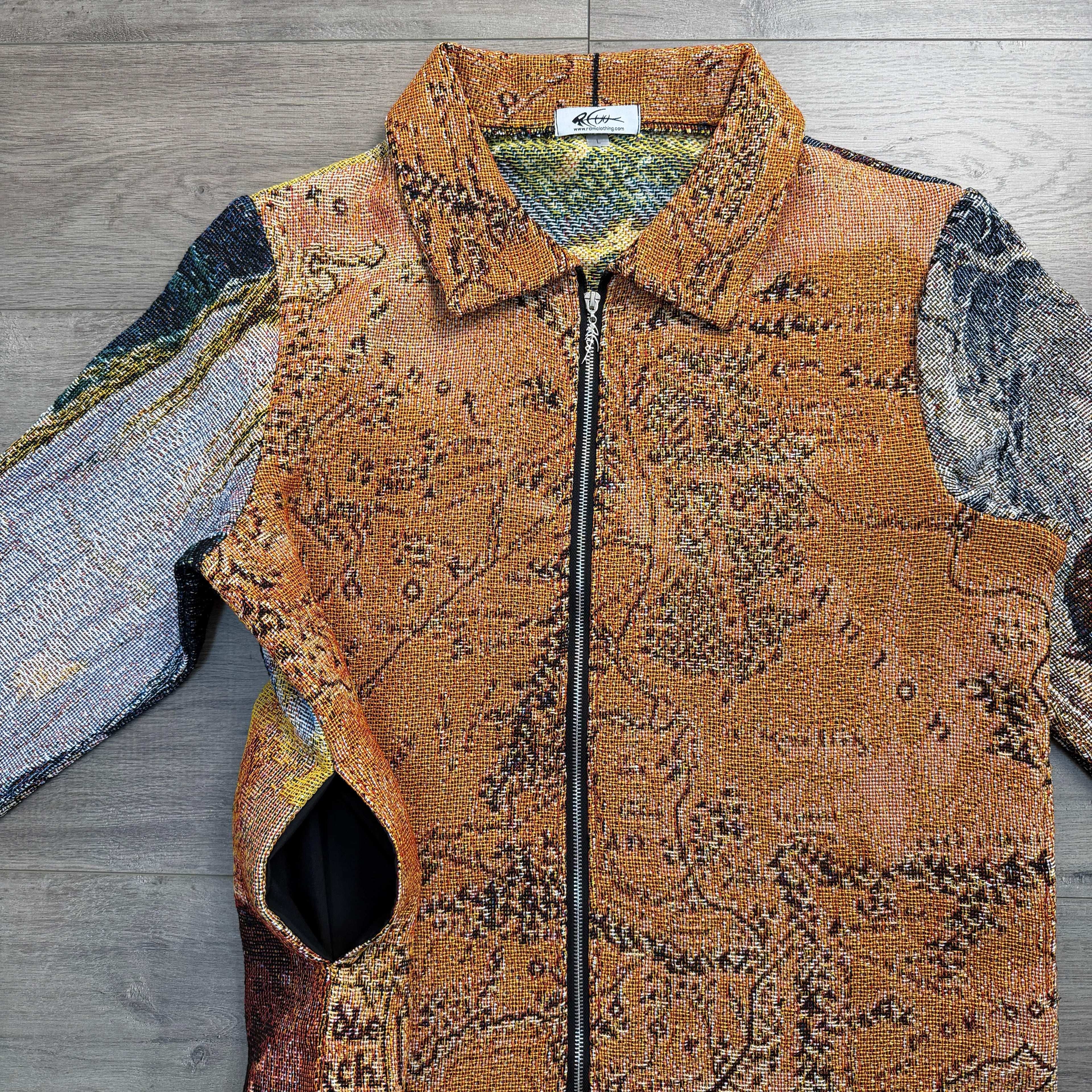 RDMCLOTHINGART tapestry hoodie RINGS TAPESTRY JACKET