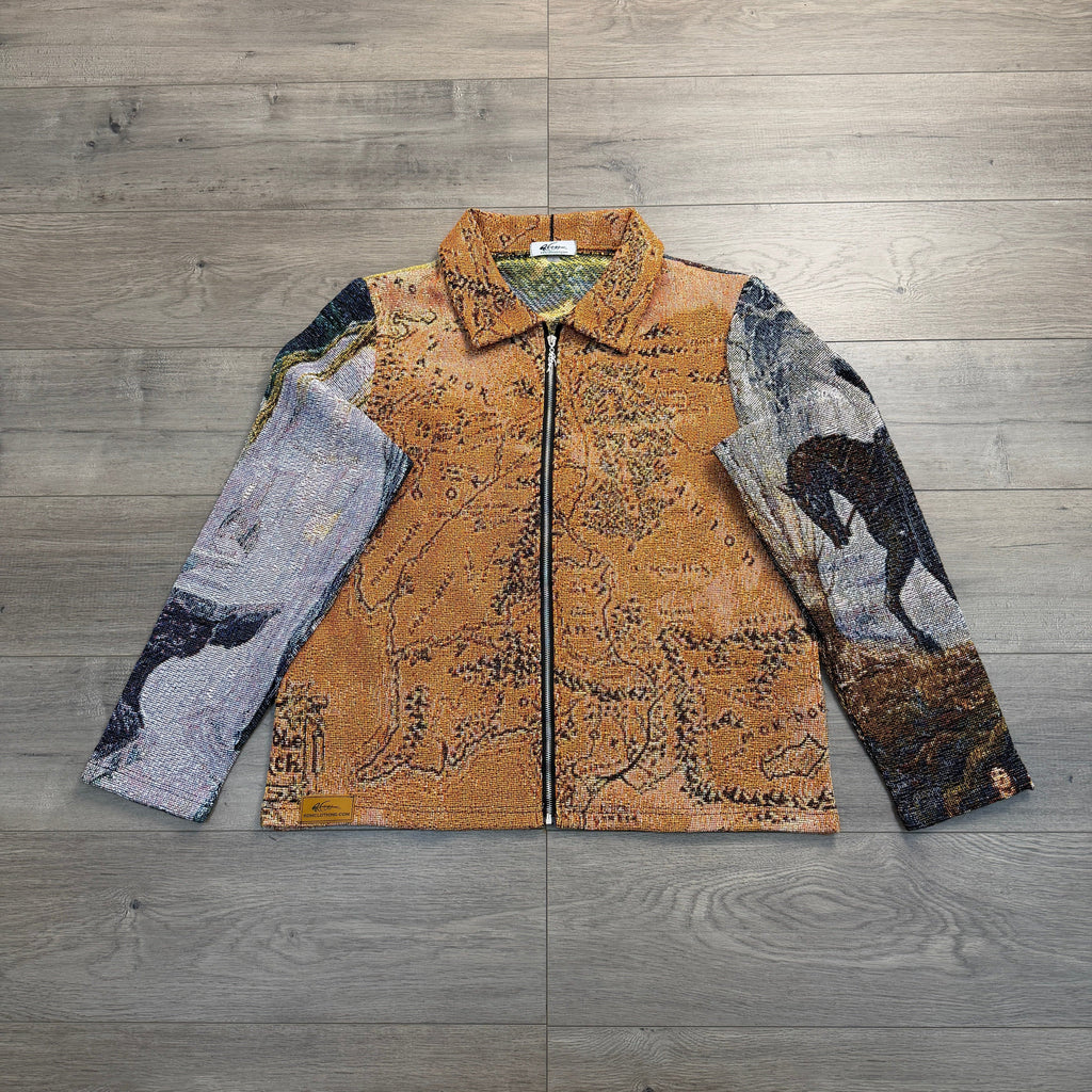 RDMCLOTHINGART tapestry hoodie RINGS TAPESTRY JACKET