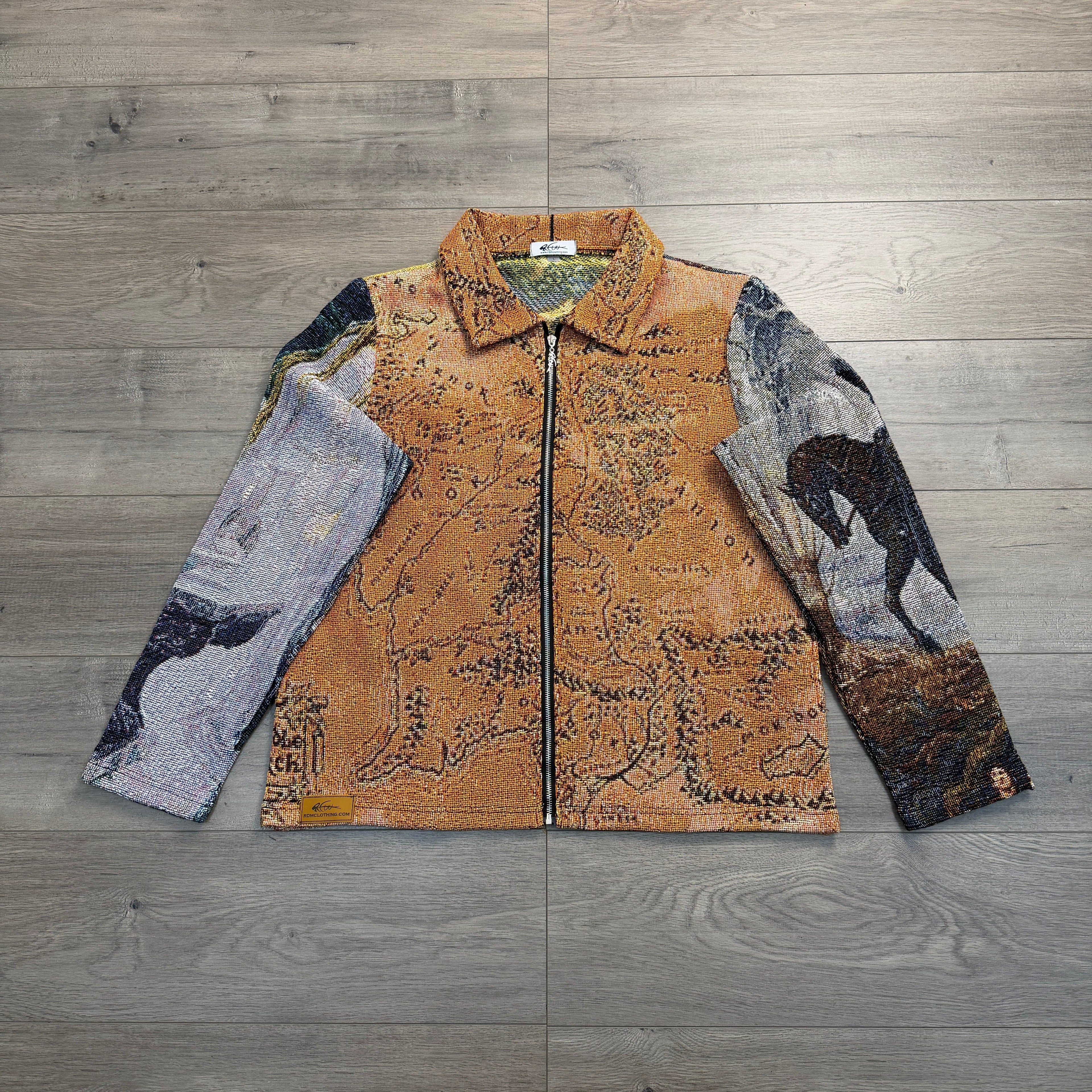 RDMCLOTHINGART tapestry hoodie RINGS TAPESTRY JACKET