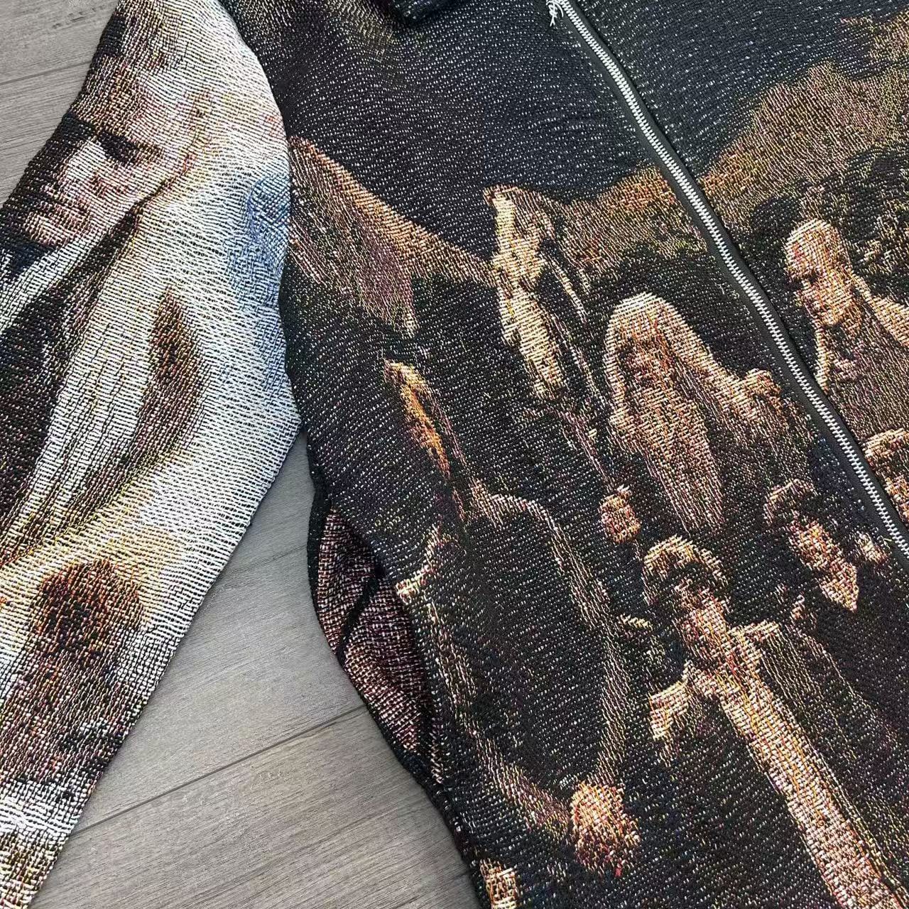 RDMCLOTHINGART tapestry hoodie RINGS V2 TAPESTRY JACKET
