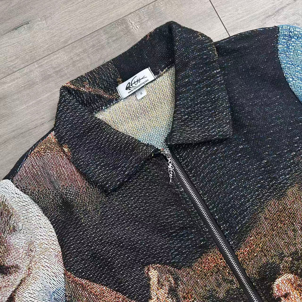 RDMCLOTHINGART tapestry hoodie RINGS V2 TAPESTRY JACKET
