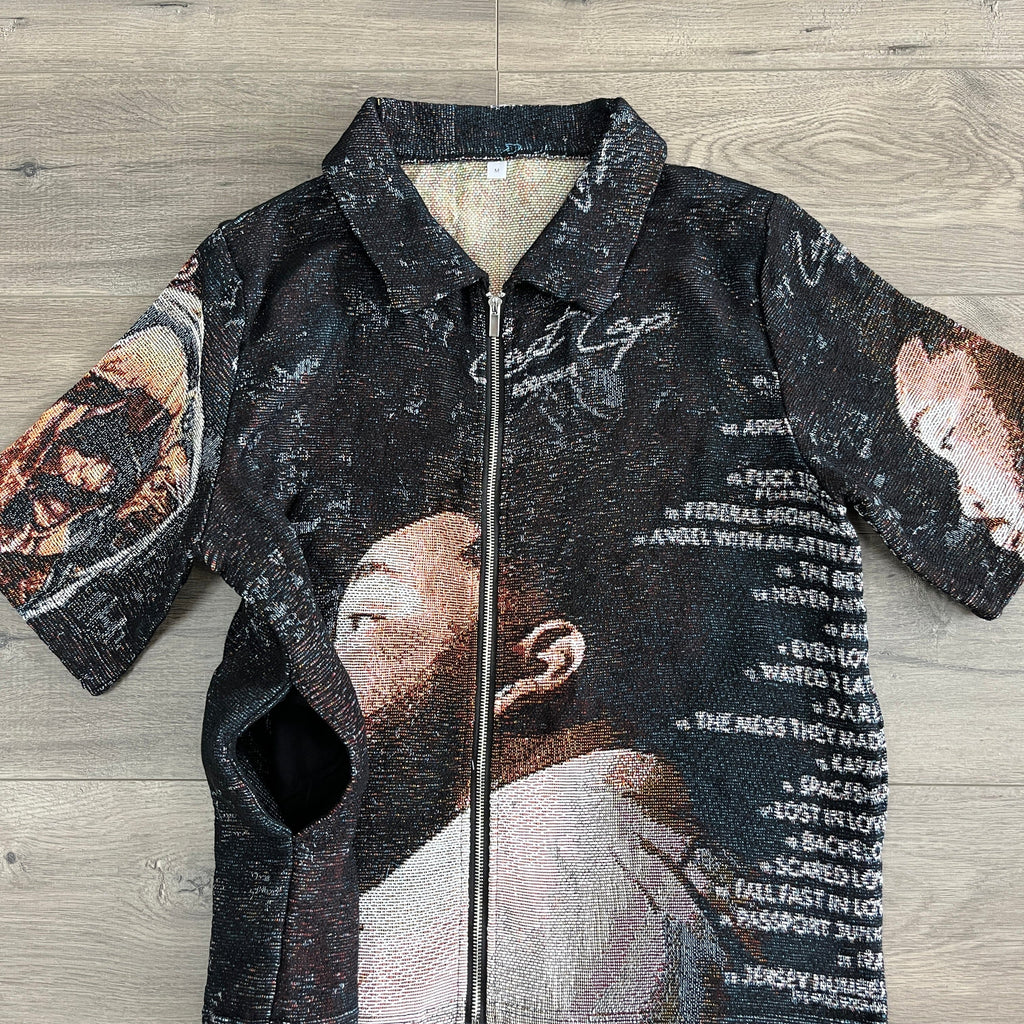 RDMCLOTHINGART tapestry hoodie ROD V2 TAPESTRY TEE