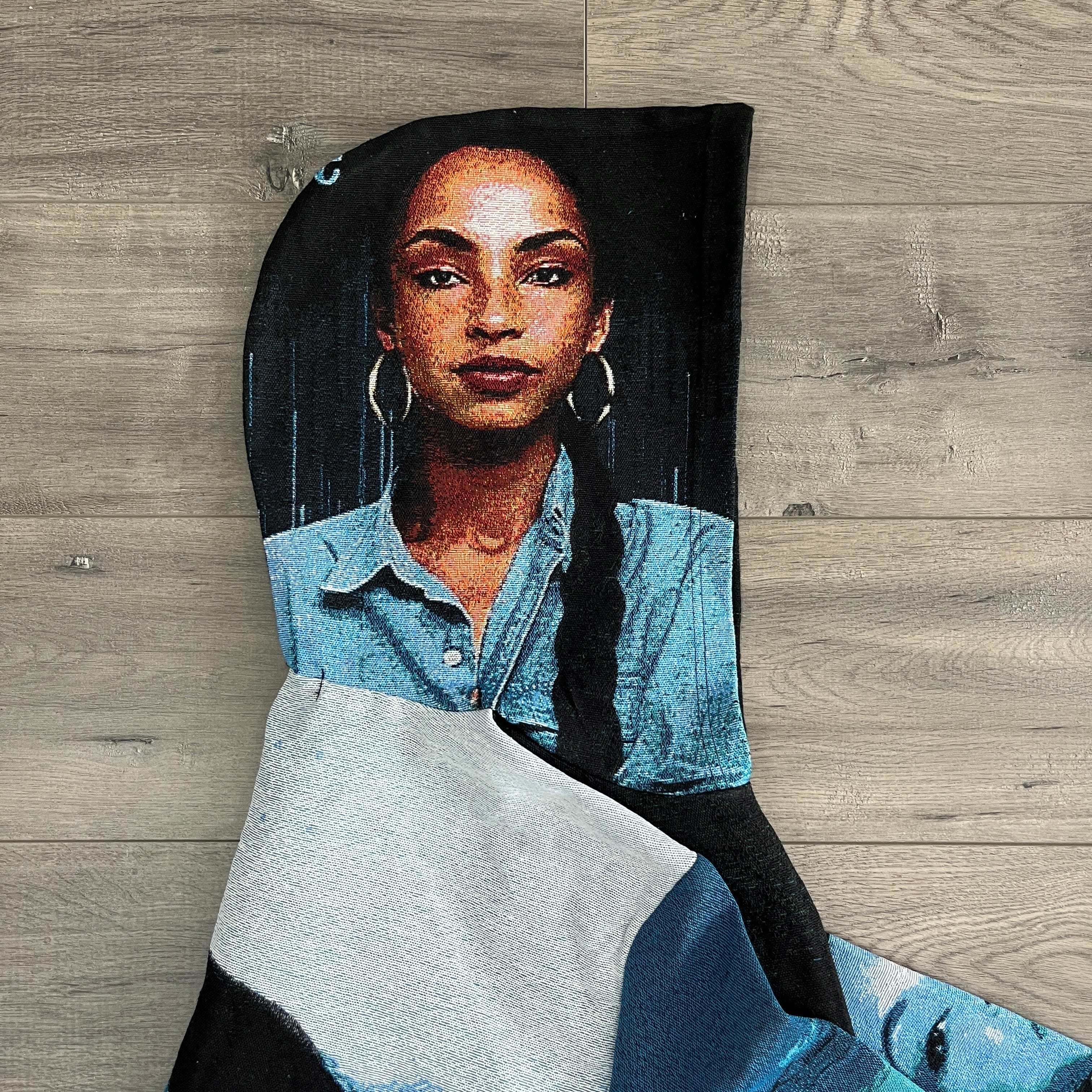 RDMCLOTHINGART tapestry hoodie SADE TAPESTRY HOODIE