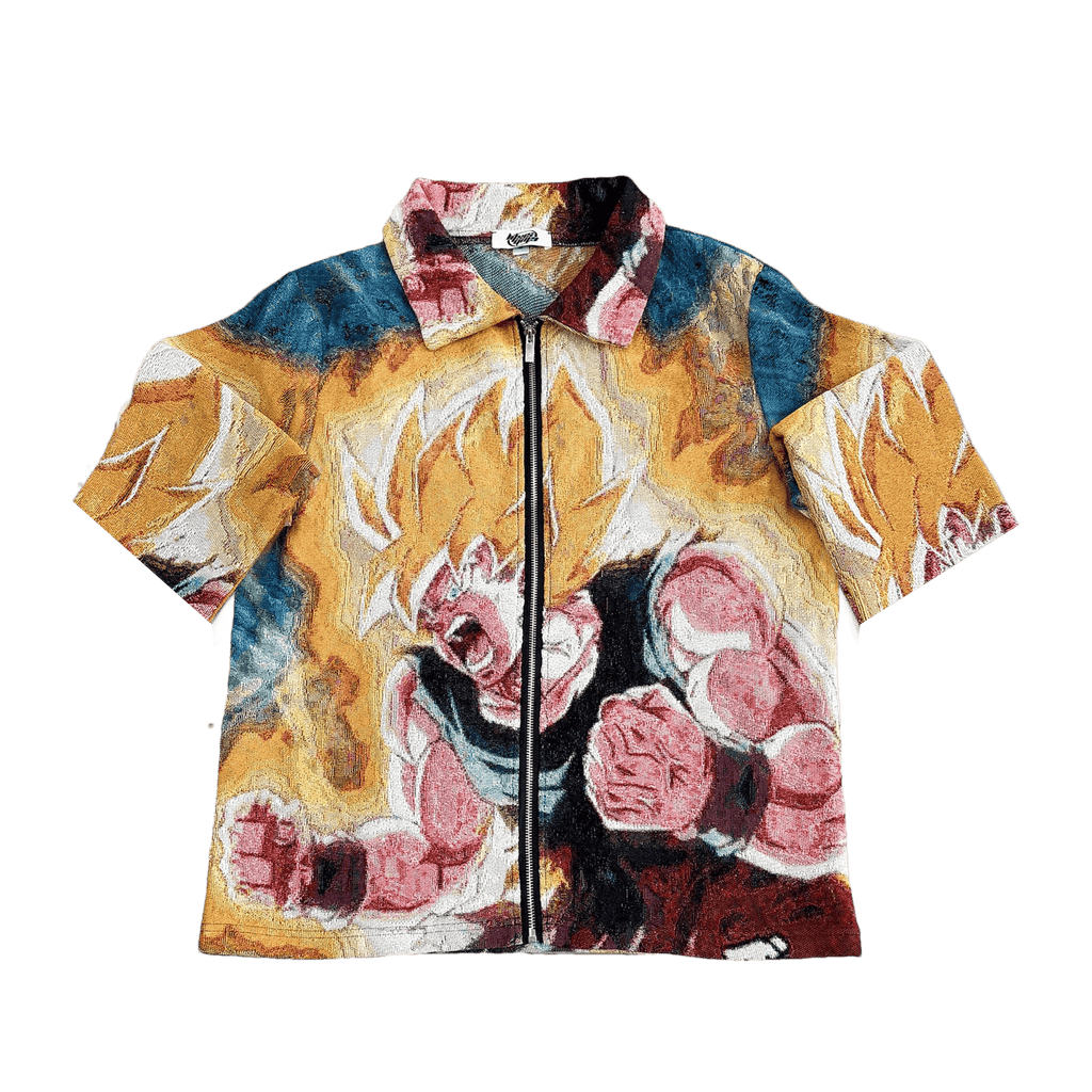 RDMCLOTHINGART tapestry hoodie SAIYAN TAPESTRY TEE