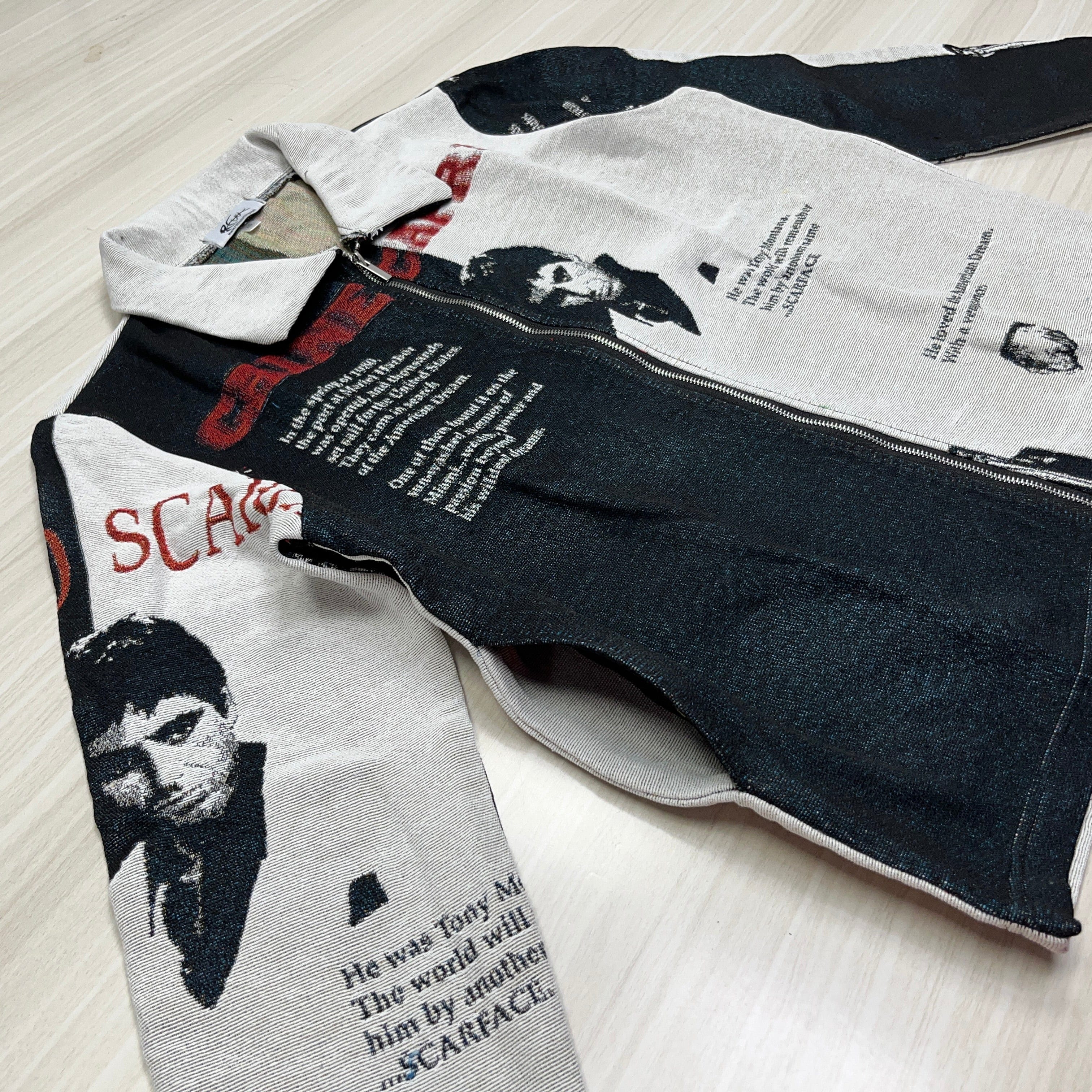 RDMCLOTHINGART tapestry hoodie SCARFACE TAPESTRY JACKET