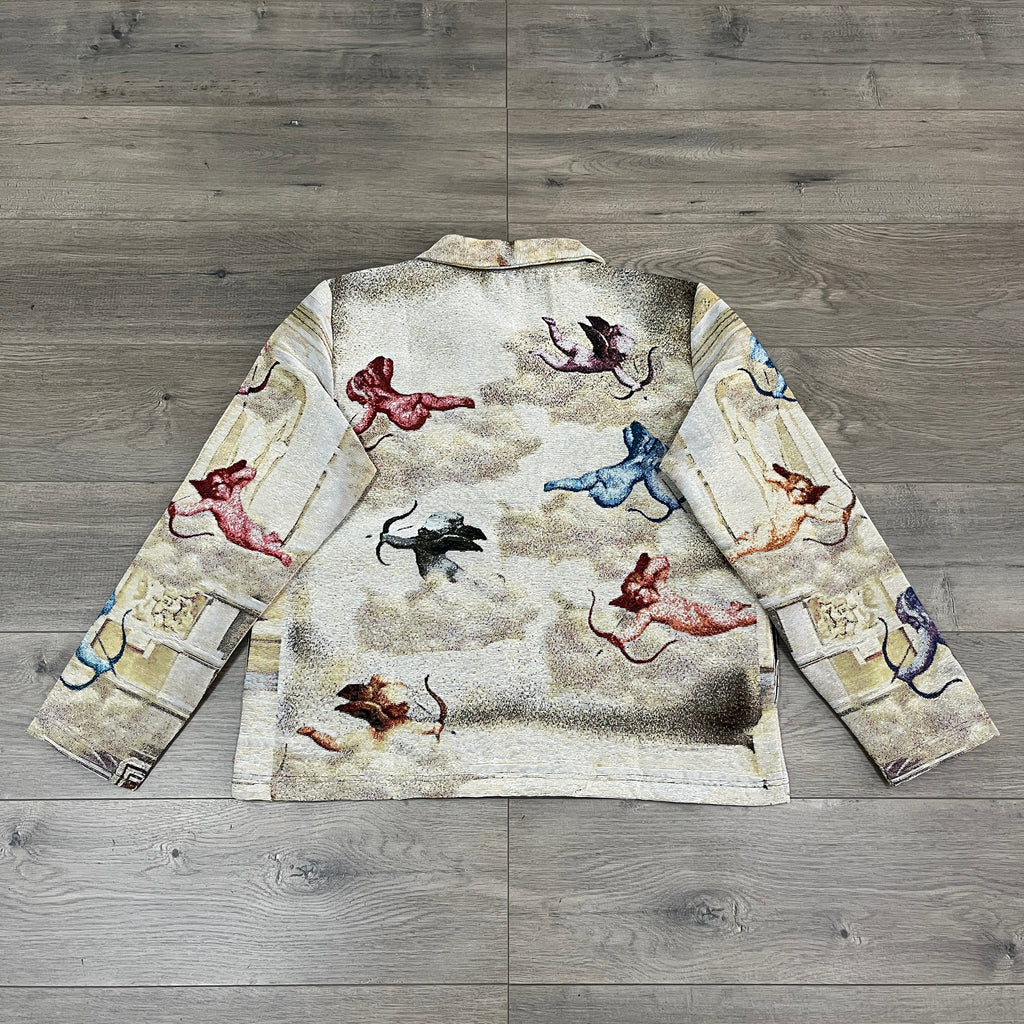 RDMCLOTHINGART tapestry hoodie SCHOOL ATHENS TAPESTRY JACKET