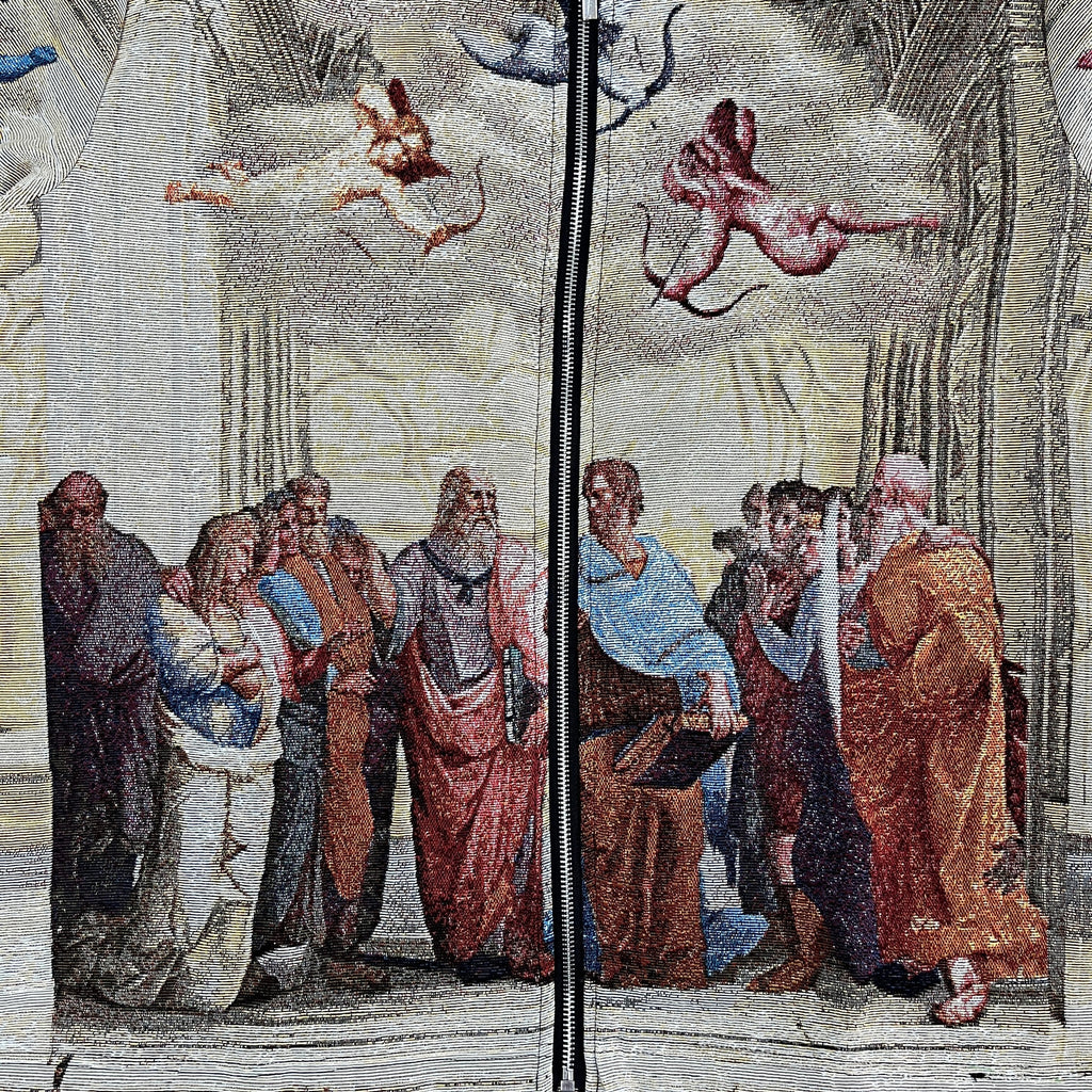 SCHOOL ATHENS TAPESTRY JACKET - RDMCLOTHINGART