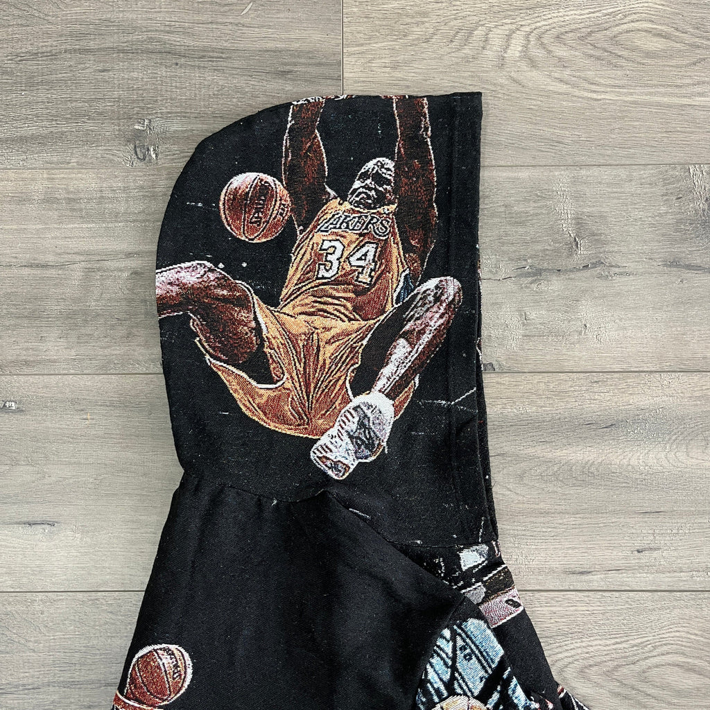 RDMCLOTHINGART tapestry hoodie SHAQ TAPESTRY HOODIE