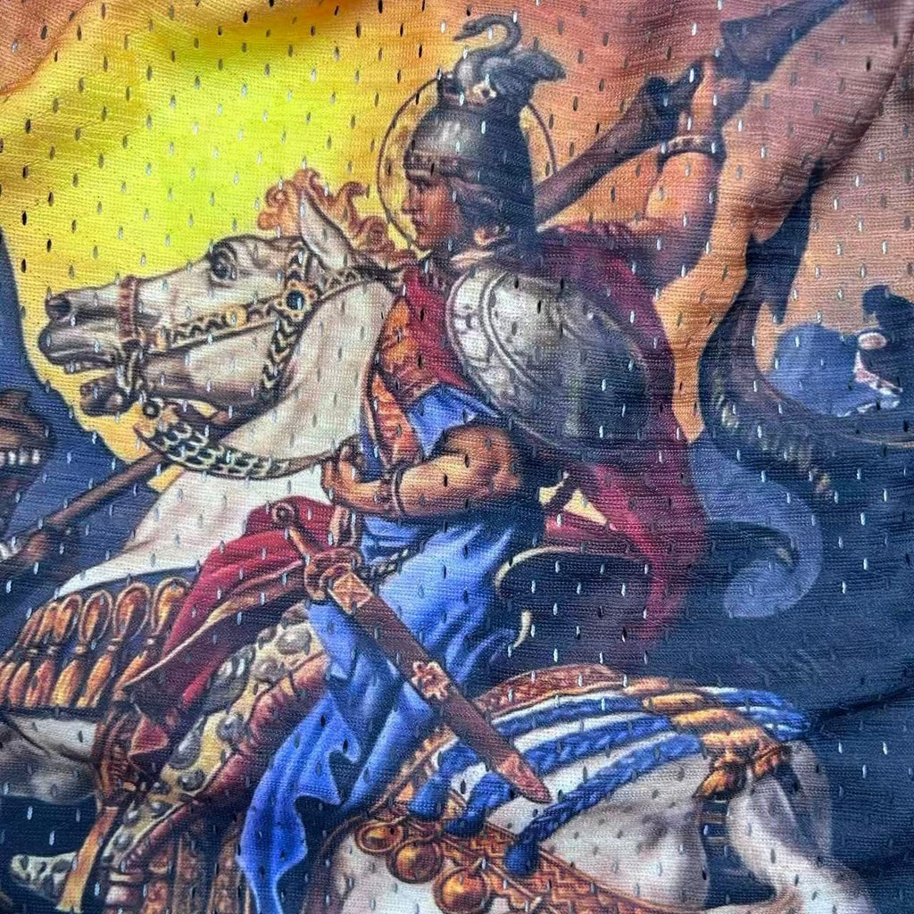 RDMCLOTHINGART tapestry hoodie ST GEORGE-8762