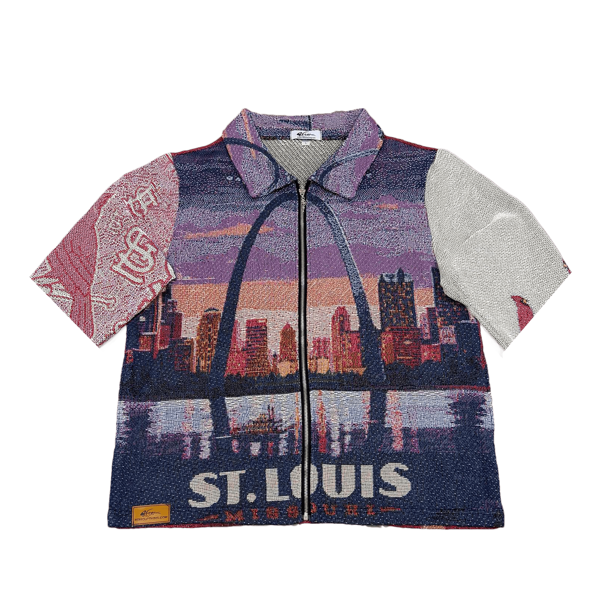 RDMCLOTHINGART tapestry hoodie ST LOUIS TAPESTRY TEE