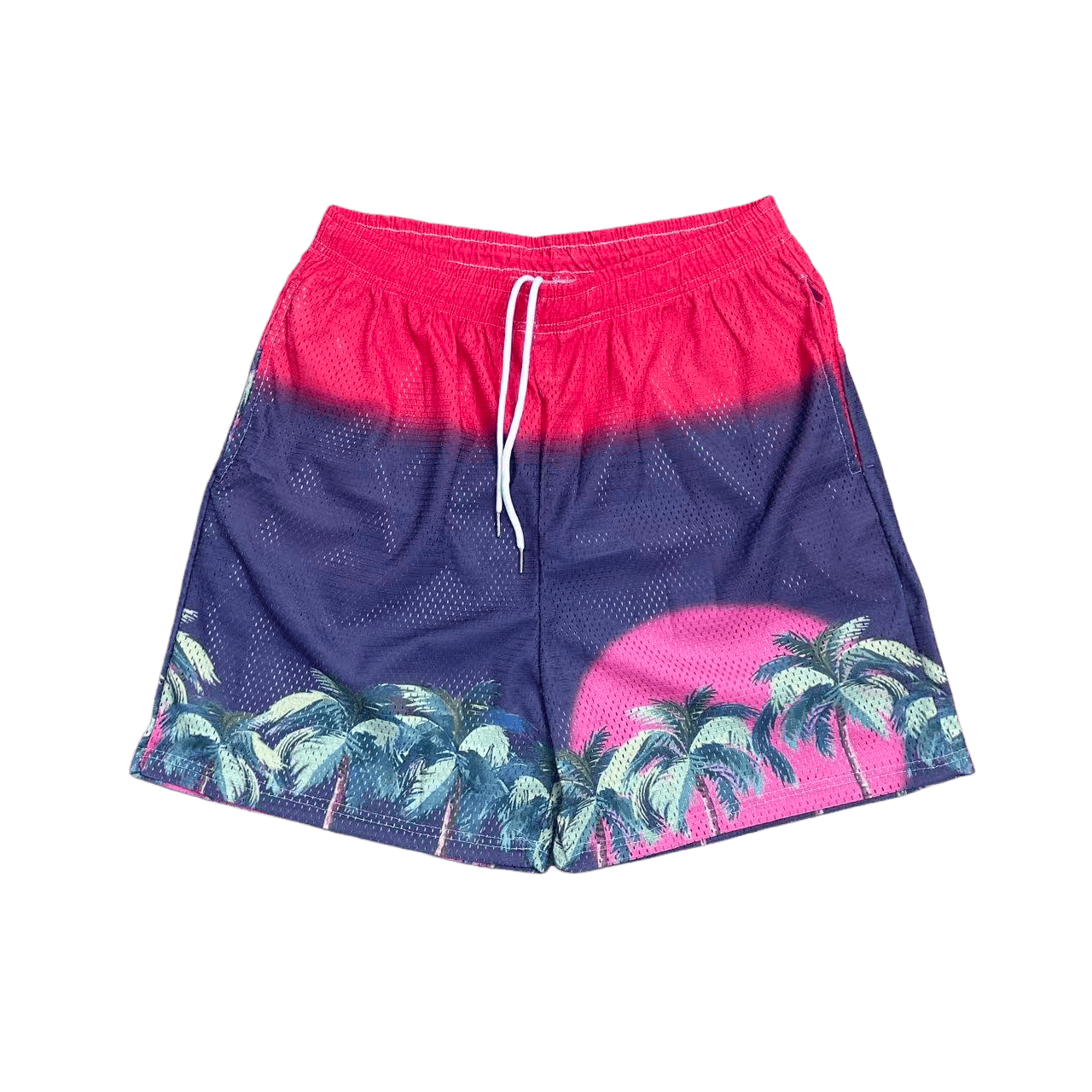 RDMCLOTHINGART tapestry hoodie SUNSET V5 MESH SHORTS-8808