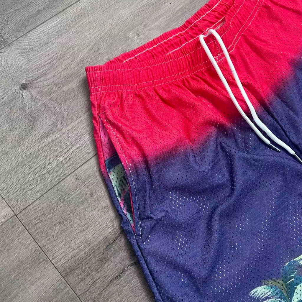 RDMCLOTHINGART tapestry hoodie SUNSET V5 MESH SHORTS-8808