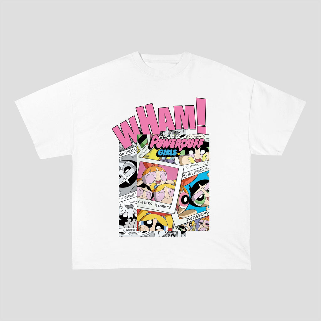 THE POWERPUFF GIRLS HEAVY COTTON TEES-8280 - RDMCLOTHINGART