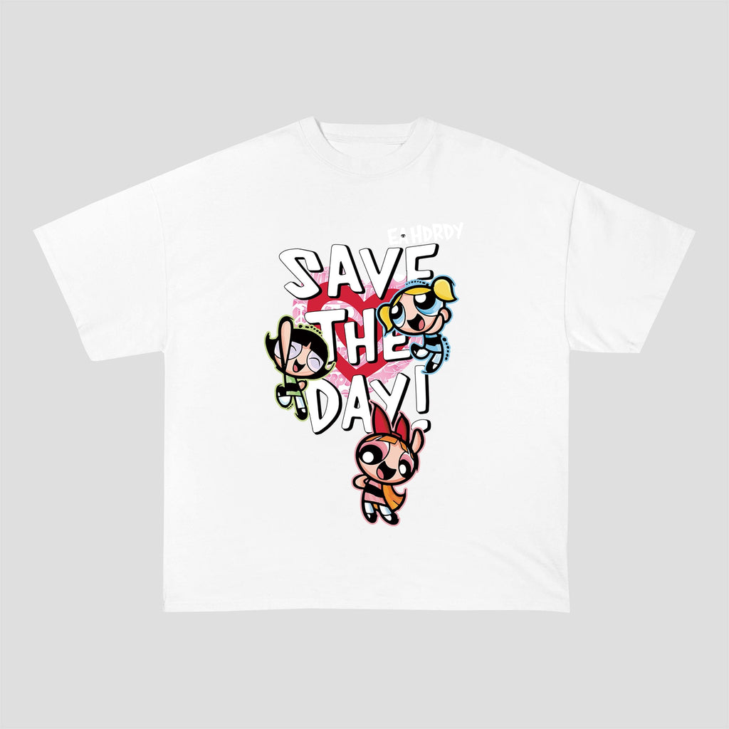 THE POWERPUFF GIRLS HEAVY COTTON TEES-8286 - RDMCLOTHINGART