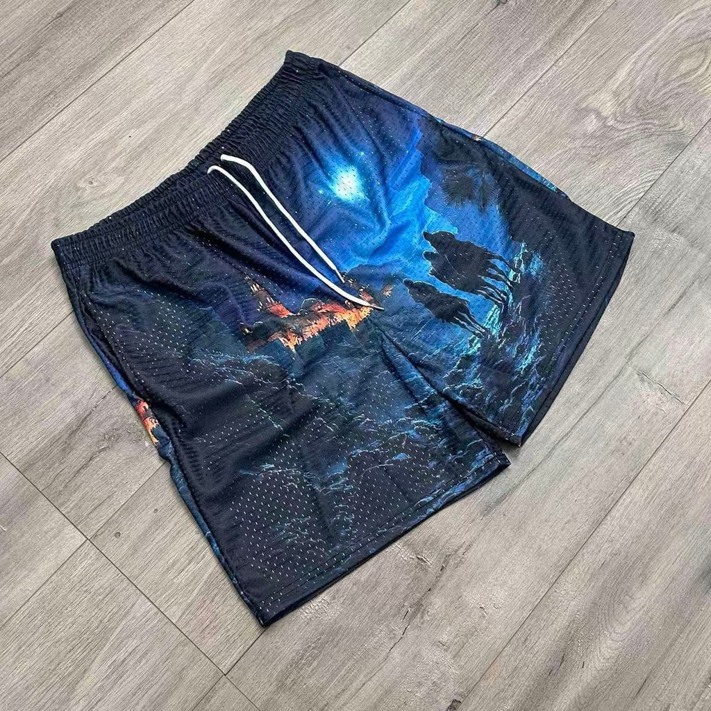 RDMCLOTHINGART tapestry hoodie THREE WISE MEN-8764