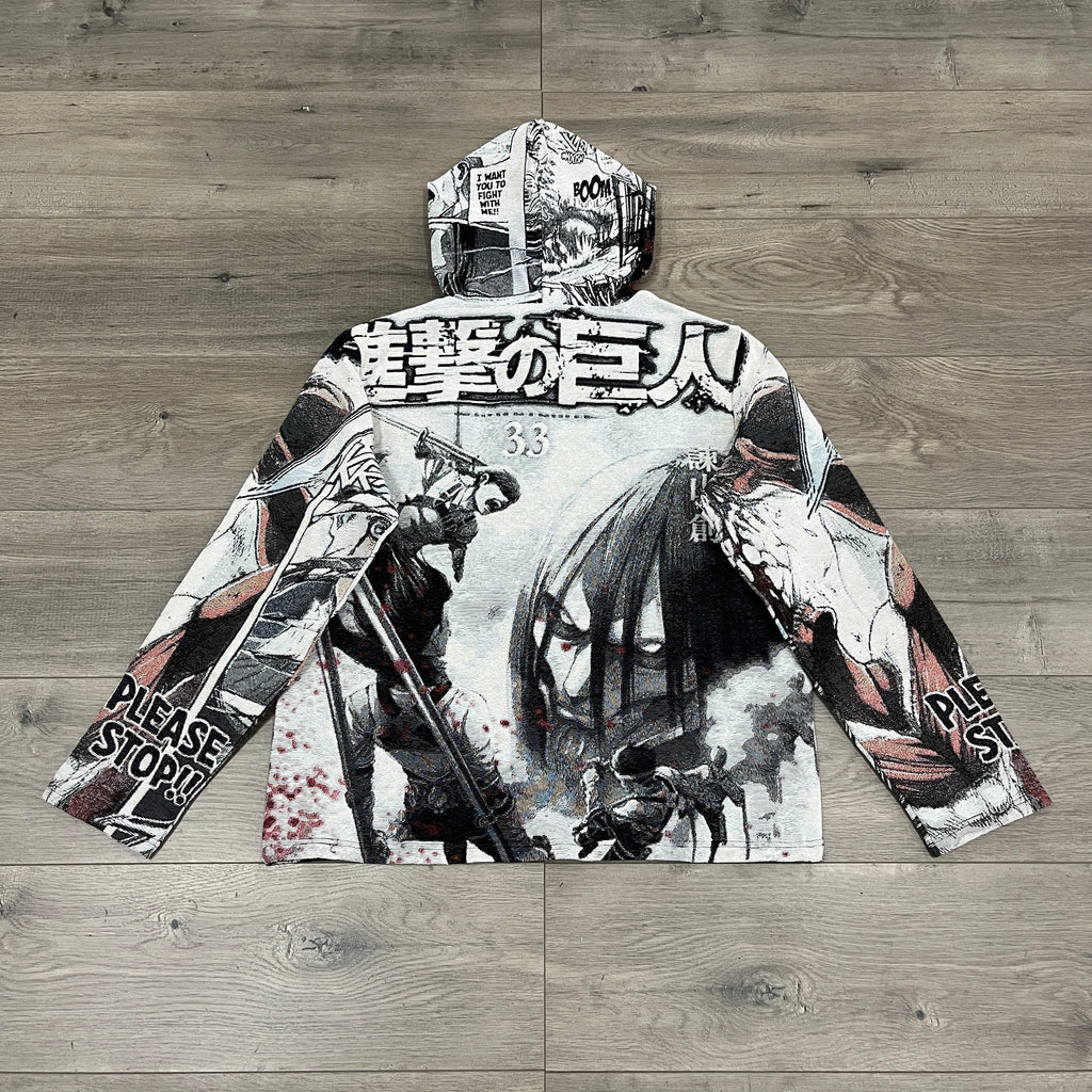 RDMCLOTHINGART tapestry hoodie TITAN TAPESTRY HOODIE