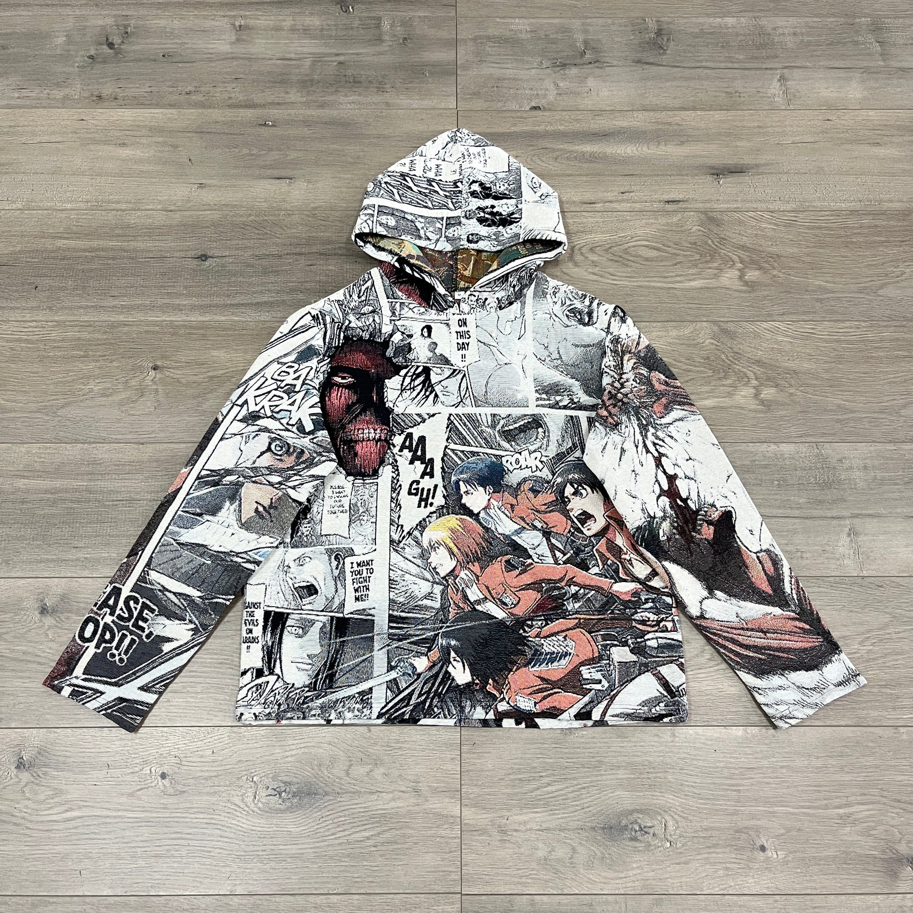 RDMCLOTHINGART tapestry hoodie TITAN TAPESTRY HOODIE