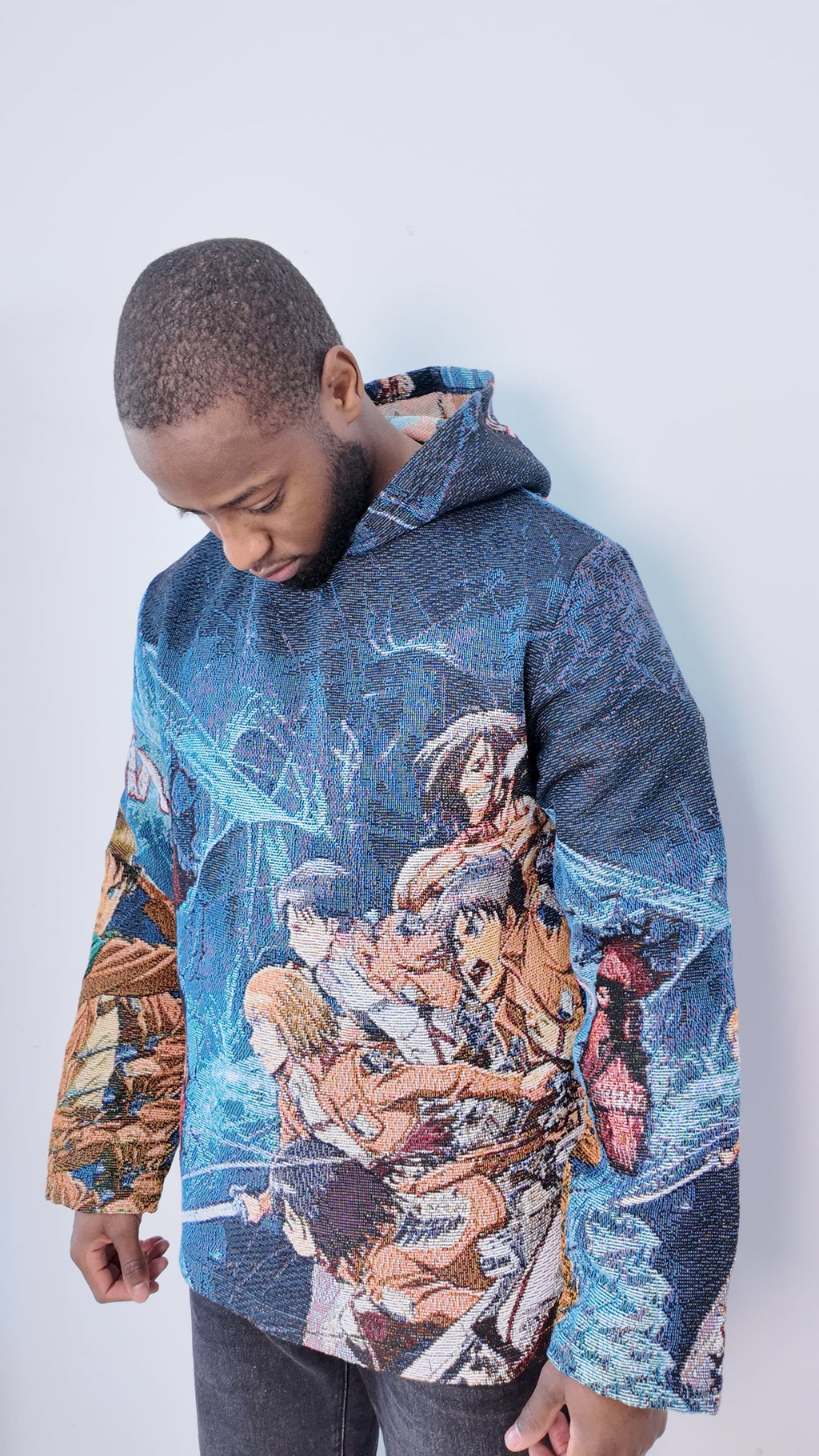 RDMCLOTHINGART tapestry hoodie TITAN V2 TAPESTRY HOODIE