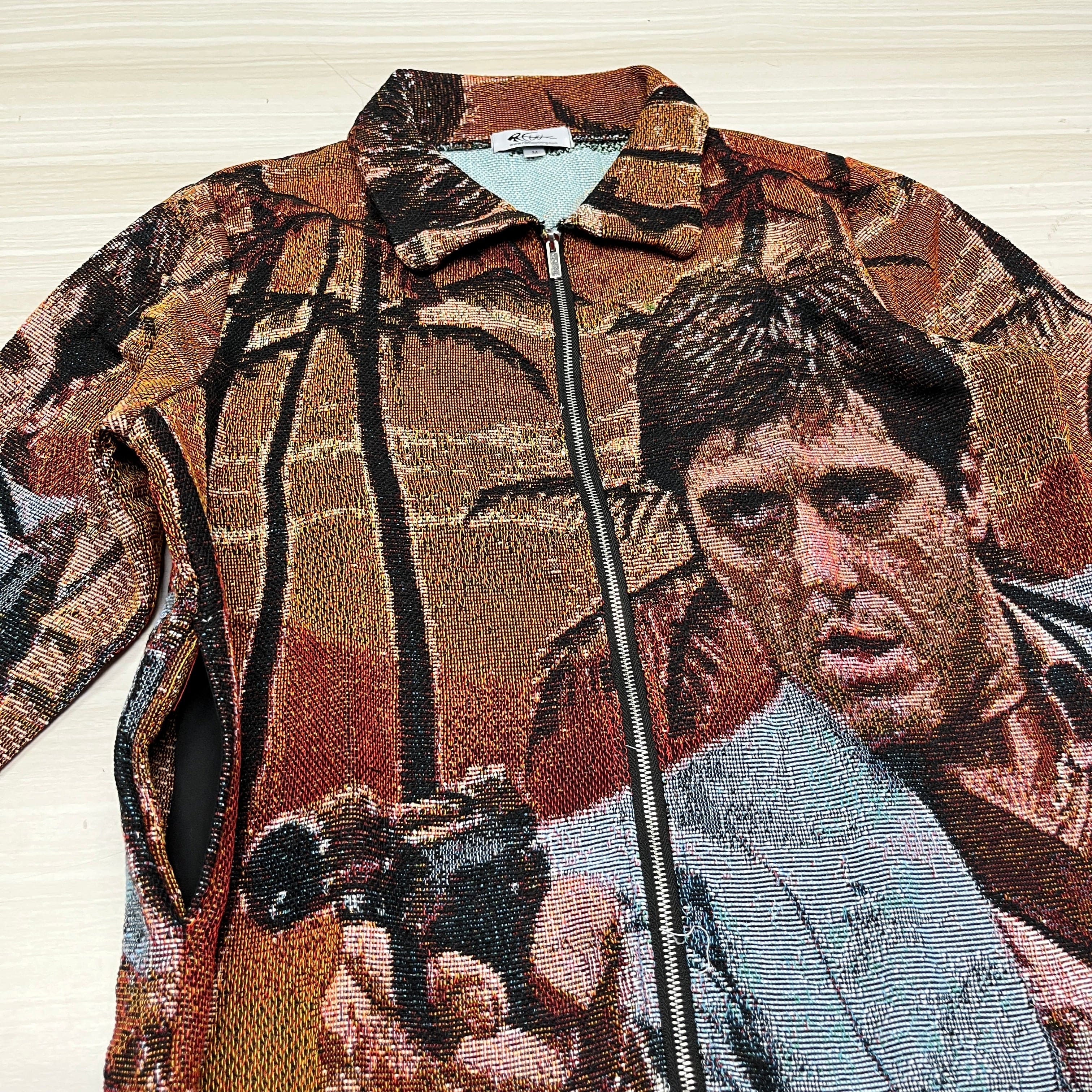 RDMCLOTHINGART tapestry hoodie TONY MONTANA TAPESTRY JACKET