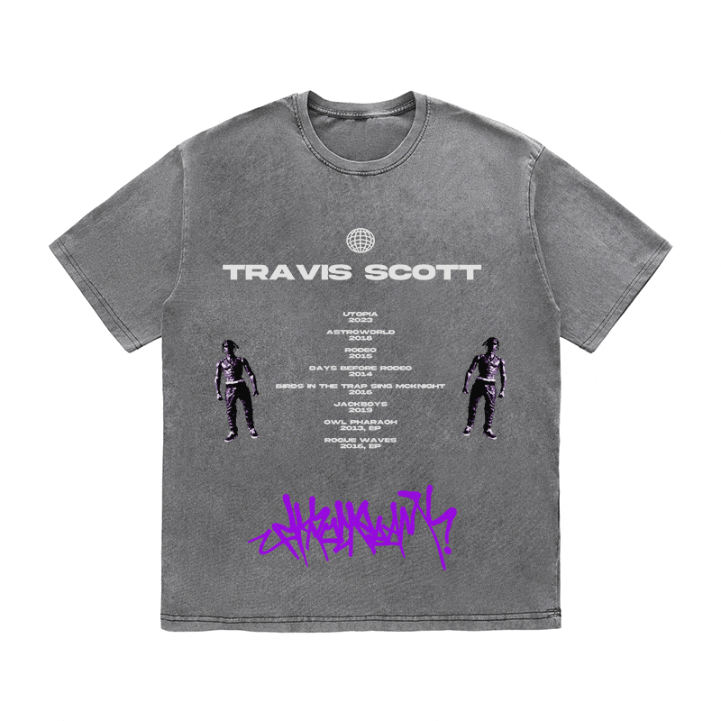 RDMCLOTHINGART tapestry hoodie TRAVIS SCOTT HEAVY WEIGHT COTTON TEE-8893