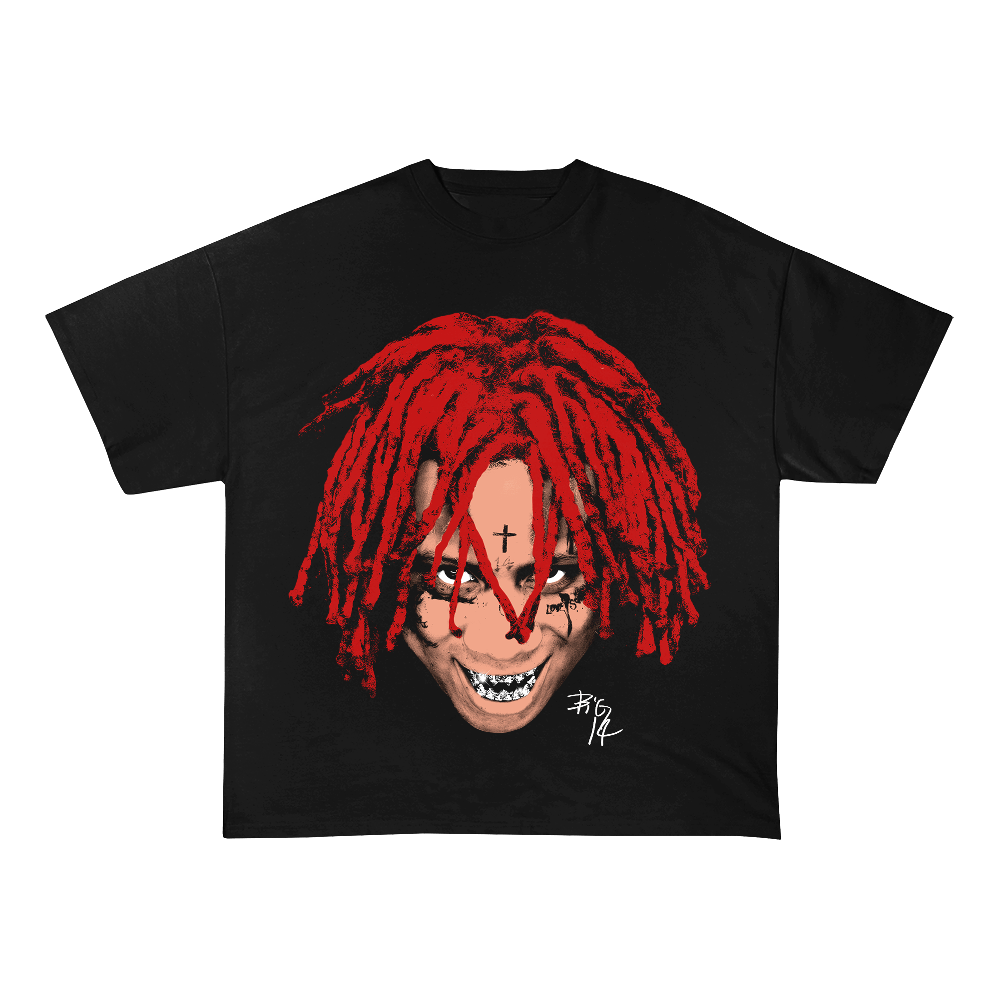 TRIPPIEREDD HEAVY WEIGHT COTTON TEE-8044 - RDMCLOTHINGART