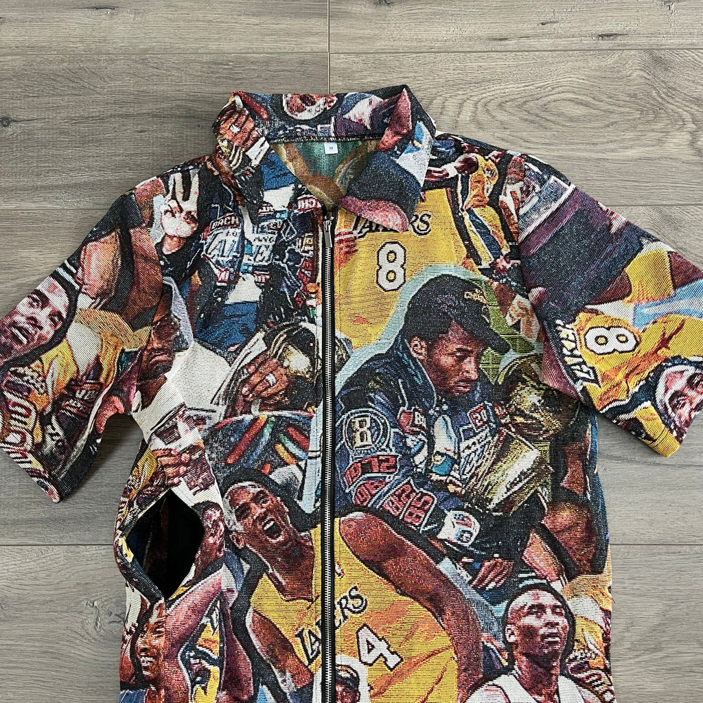 RDMCLOTHINGART tapestry hoodie YELLOW CHAMPION TAPESTRY TEE
