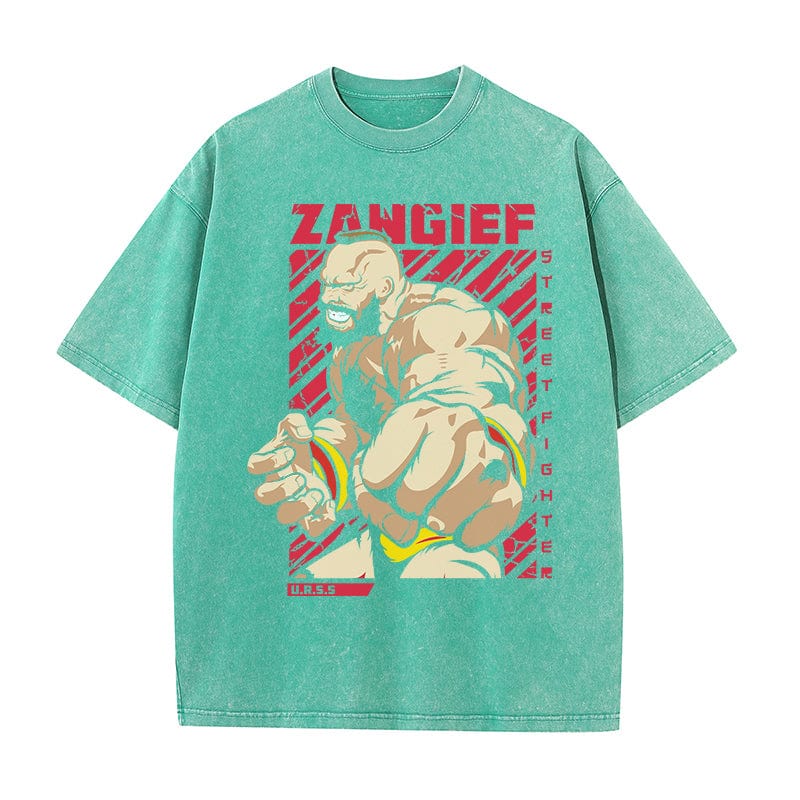 RDMCLOTHINGART tapestry hoodie ZANGIEF HEAVY COTTON TEES-9432
